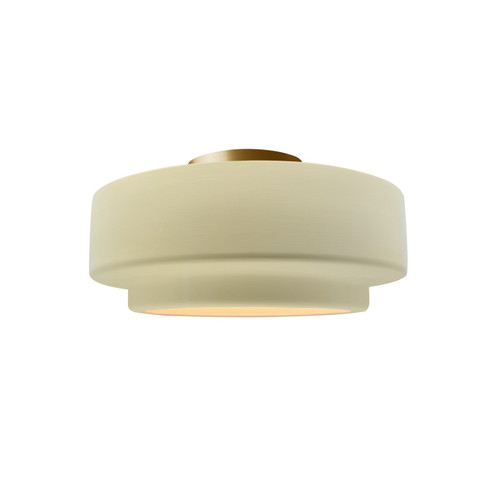 Radiance Collection One Light Semi-Flush Mount in Brushed Brass (102|CER6360VANBRSS)