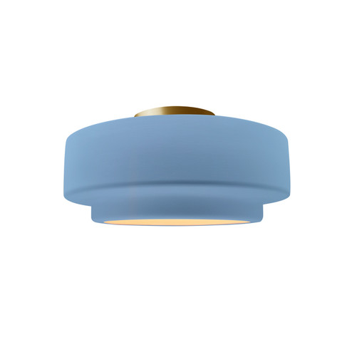 Radiance Collection One Light Semi-Flush Mount in Brushed Brass (102|CER6360SKBLBRSS)