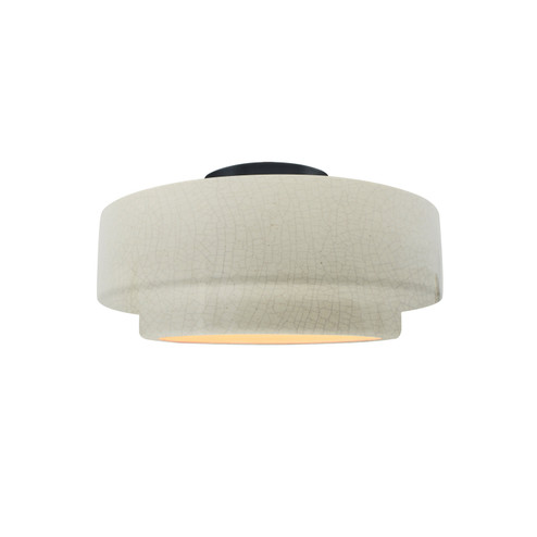 Radiance Collection One Light Semi-Flush Mount in Matte Black (102|CER6360CRKMBLK)