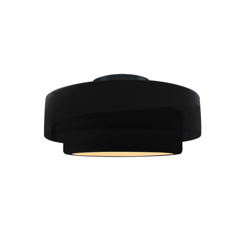 Radiance Collection One Light Semi-Flush Mount in Matte Black (102|CER6360BLKMBLK)