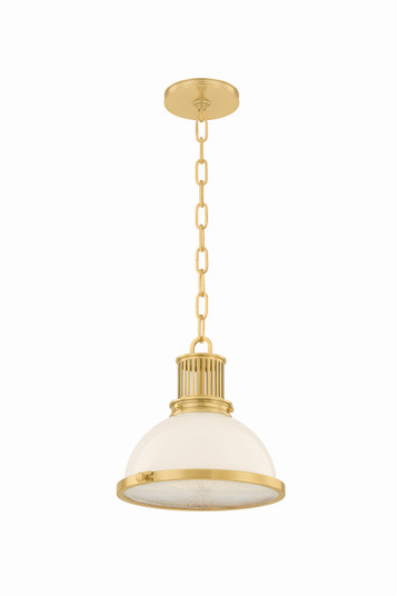 Pinesbridge One Light Pendant in Aged Brass (70|9309AGB)