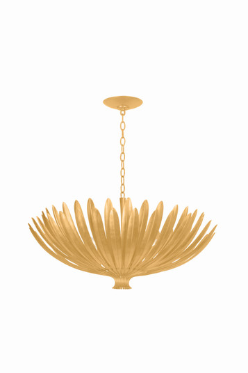Whitfield Eight Light Chandelier in Vintage Gold Leaf (70|1836VGL)