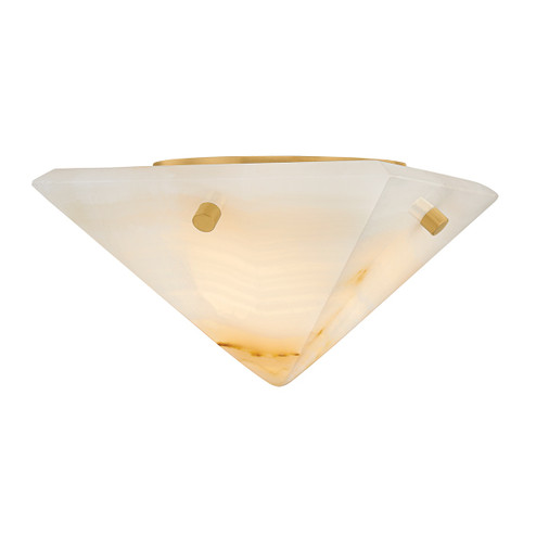 Geo LED Flush Mount in Vintage Brass (68|55807VB)