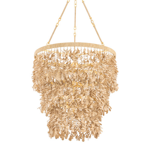 Naxos 12 Light Chandelier in Vintage Gold Leaf (68|55230VGL)
