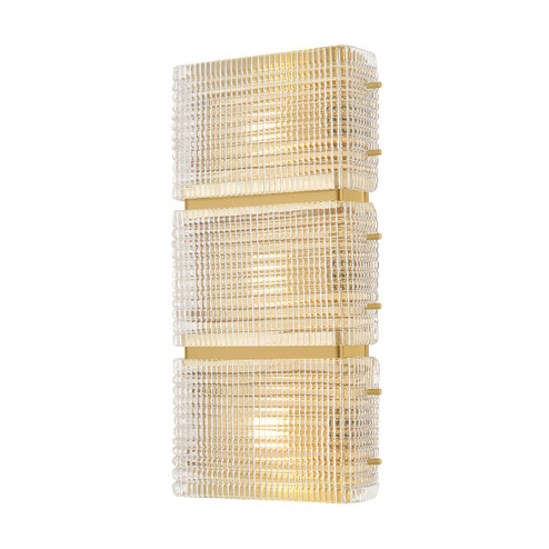 Mav Three Light Wall Sconce in Vintage Brass (68|54703VB)