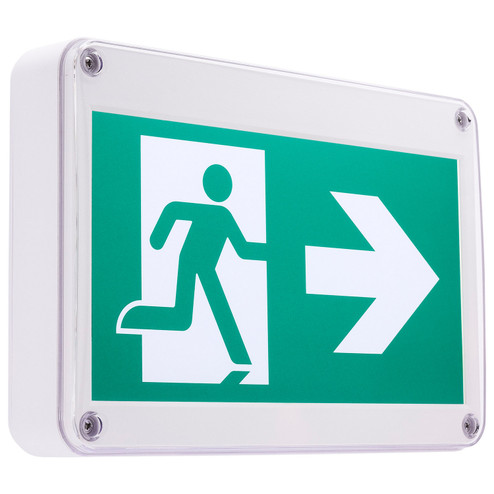 LED Exit Sign in White (230|67560)