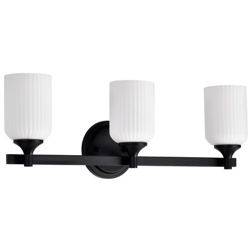 Solara Three Light Vanity in Matte Black (72|608643)