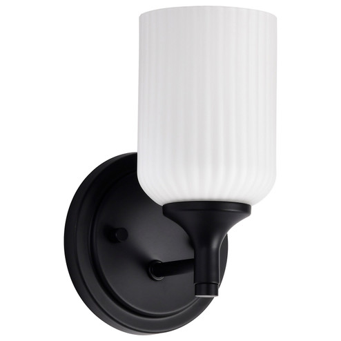 Solara One Light Wall Sconce in Matte Black (72|608641)
