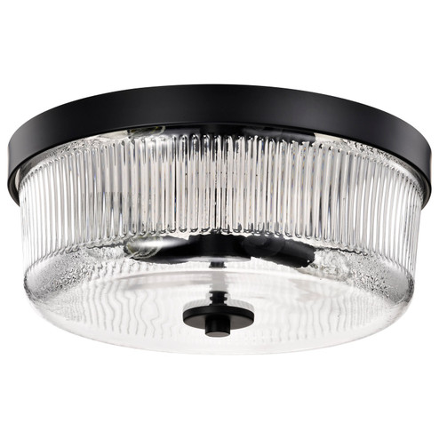 Grayson Two Light Flush Mount in Matte Black (72|608608)
