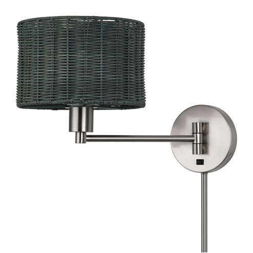 Weavington One Light Swing Arm Wall Lamp in Brushed Nickel (107|6043991)