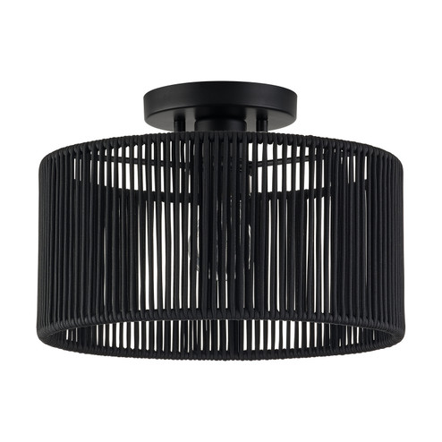 Acordia One Light Semi-Flush Mount in Black (107|6026504)