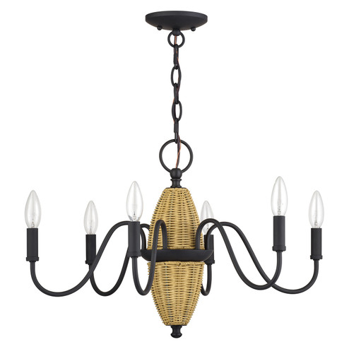 Laurelin Six Light Chandelier in Bronze (107|6000107)