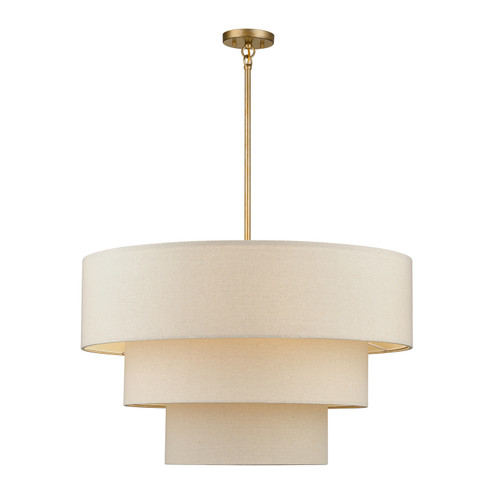Bellingham Eight Light Chandelier in Antique Gold Leaf (107|5887948)