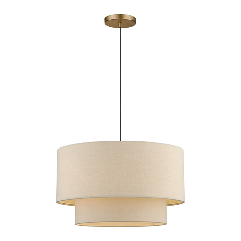 Bellingham Three Light Pendant in Antique Gold Leaf (107|5887448)