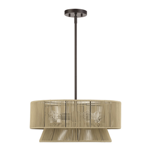 Florell Four Light Chandelier in English Bronze (107|5316492)