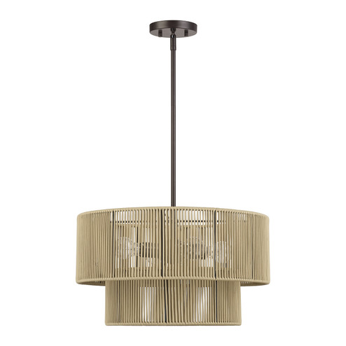 Acordia Four Light Chandelier in English Bronze (107|5315492) Acordia Four Light Chandelier in English Bronze (107|5315492)