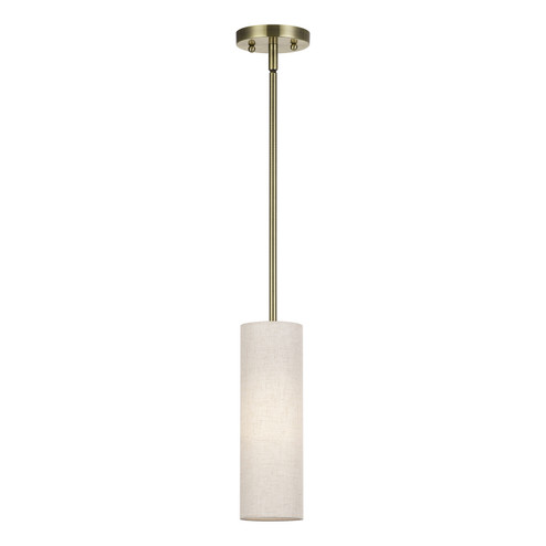 Monroe One Light Mini Pendant in Antique Brass (107|5213001)