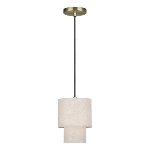 Monroe One Light Mini Pendant in Antique Brass (107|5108901)