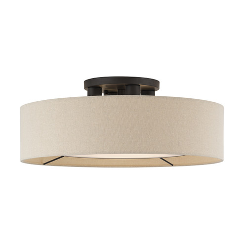Ellsworth Four Light Semi-Flush Mount in Bronze (107|5092807)