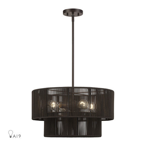 Acordia Four Light Chandelier in English Bronze (107|4912592)