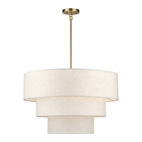 Manorwood Eight Light Chandelier in Antique Brass (107|4193701)