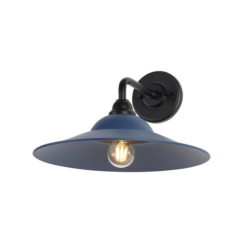 Croma One Light Wall Sconce in Matte Black (62|5096OWL15BLKMAB)