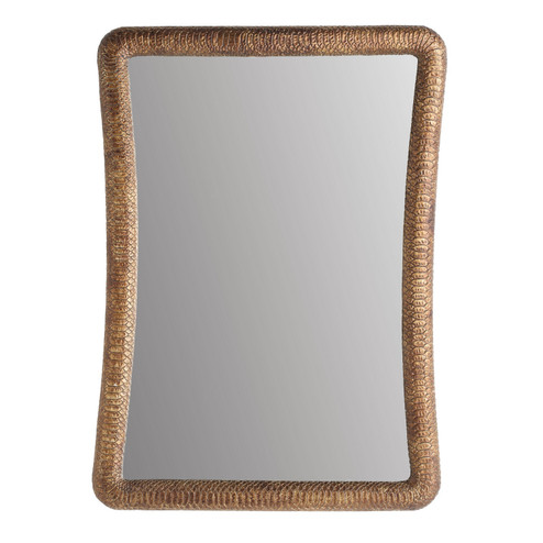 Malakai Mirror in Antiqued Gold Leaf (314|WMC06)