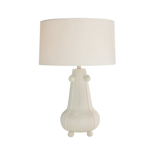 Miriam One Light Table Lamp in Ivory Crackle (314|PTC68441)