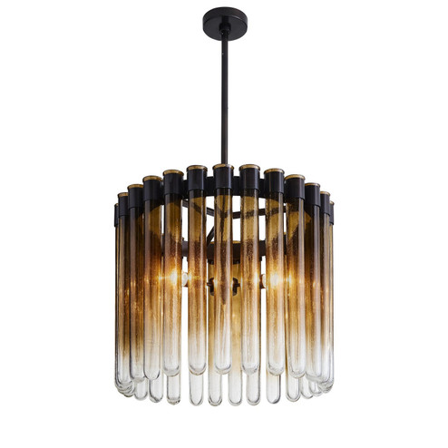Maxton Three Light Chandelier in Smokey Ombre (314|DSI12)