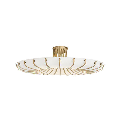 Chambers Ten Light Flush Mount in Ivory (314|DFC17)