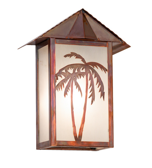 Tropical One Light Wall Sconce in Vintage Copper (57|291470)