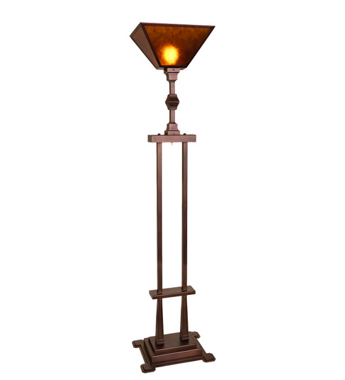 Mission One Light Torchiere in Mahogany Bronze Mahogany Bronze (57|290269)
