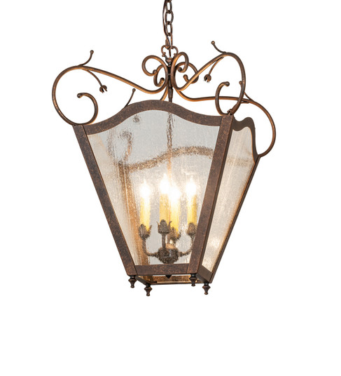 Terena Four Light Pendant in Antique Rust (57|288923)