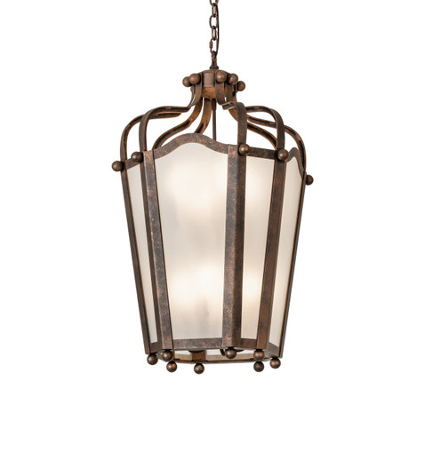 Citadel Eight Light Pendant in Antique Rust (57|287464)