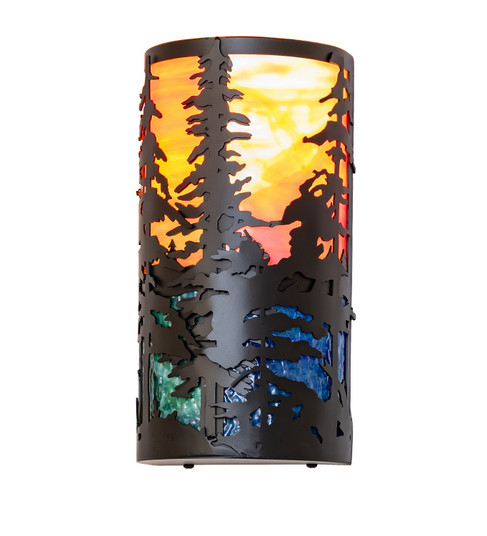 Tall Pines One Light Wall Sconce in Solar Black (57|287049)