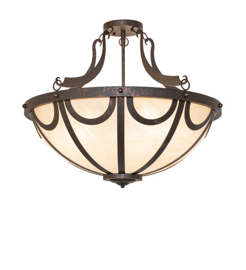 Carousel Five Light Semi-Flush Mount in Gilded Tobacco (57|287017)