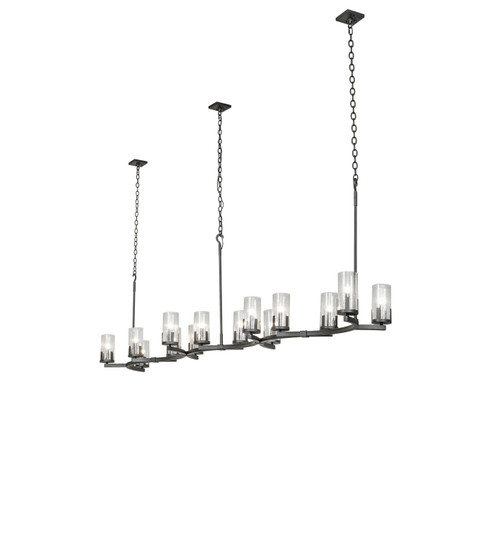 Cero 14 Light Chandelier in Wrought Iron (57|286781)
