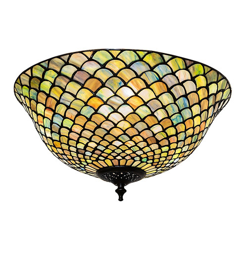 Tiffany Fishscale Three Light Flush Mount (57|281858)