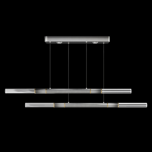 Antonia LED Linear Pendant in Ombre Silver/Brass/No Skin (48|100150710)