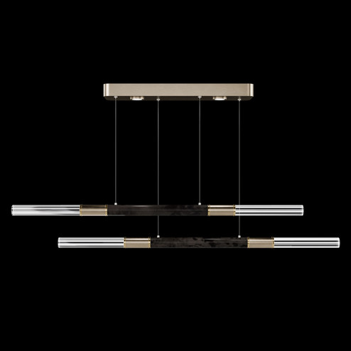 Antonia LED Linear Pendant in Soft Gold Leaf (48|100150511)
