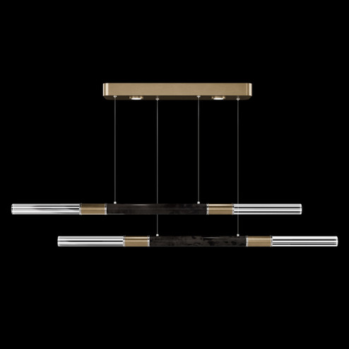 Antonia LED Linear Pendant in Gold Leaf (48|100150321)