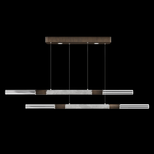 Antonia LED Linear Pendant in Bronze/Nickel/Smoke (48|100150222)