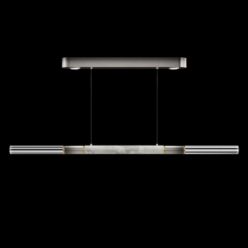Antonia LED Linear Pendant in Ombre Silver/Brass/Smoke (48|100149712)