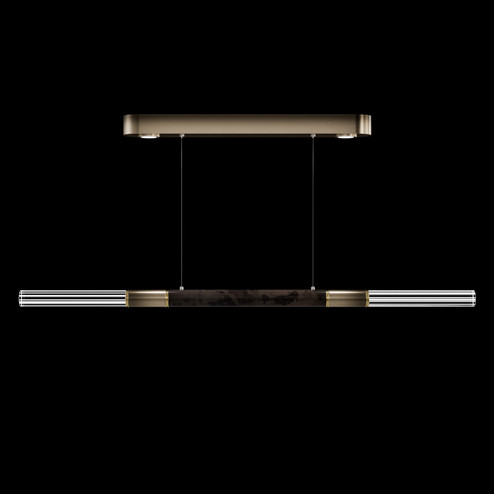 Antonia LED Linear Pendant in Ombre Bronze/Brass/Charcoal (48|100149611)