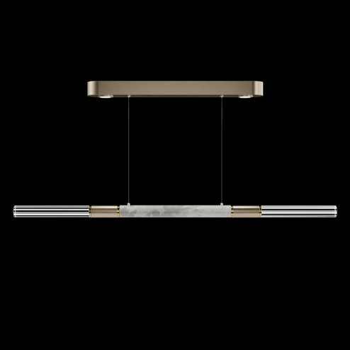 Antonia LED Linear Pendant in Soft Gold Leaf (48|100149512)