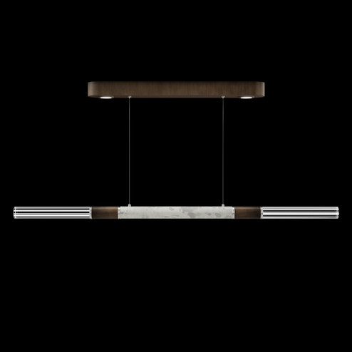 Antonia LED Linear Pendant in Bronze/Nickel/Smoke (48|100149222)