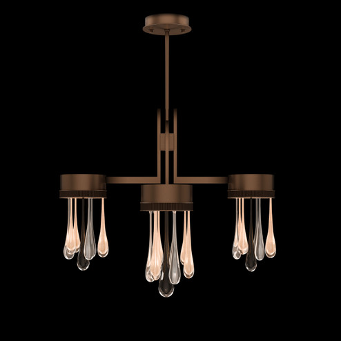 Rain LED Pendant in Ombre Copper/Copper Glass (48|1001418)