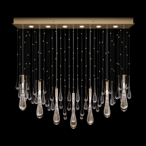 Rain LED Pendant in Ombre Bronze/Gold Glass (48|1001386)