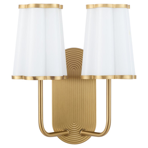 Belinder Two Light Wall Mount in Aged Brass (19|5229280)