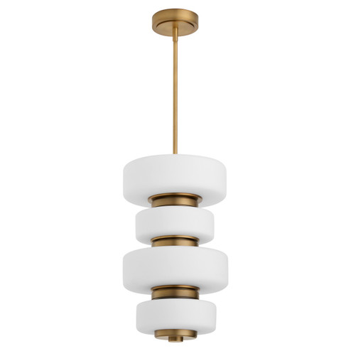 Favo LED Pendant in Brushed Brass (19|38156)